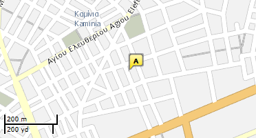Location of business on map