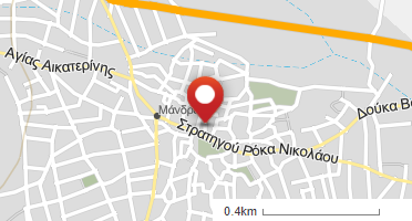 Location of business on map