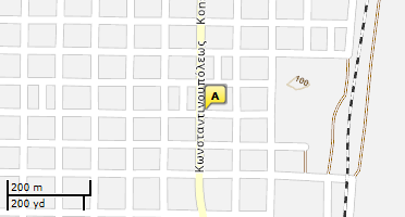 Location of business on map