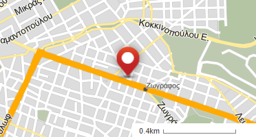 Location of business on map