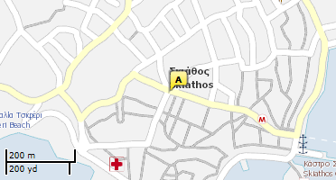 Χάρτης και σημείο της επιχείρησης