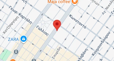 Location of business on map