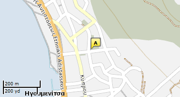 Location of business on map