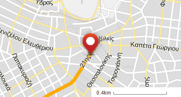 Location of business on map