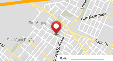 Location of business on map