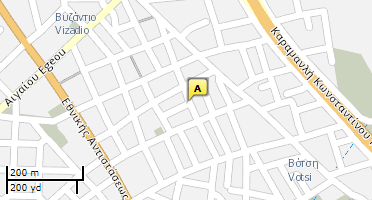 Location of business on map