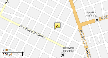 Location of business on map