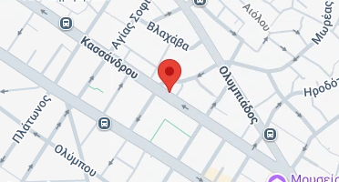 Location of business on map