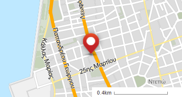 Location of business on map