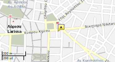Χάρτης και σημείο της επιχείρησης