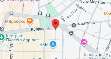Location of business on map