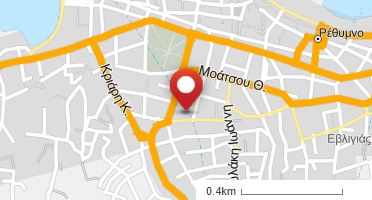 Location of business on map