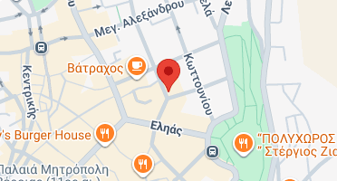 Location of business on map