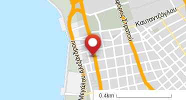 Location of business on map