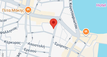 Location of business on map
