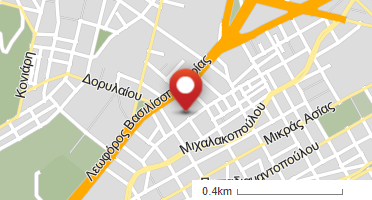 Location of business on map