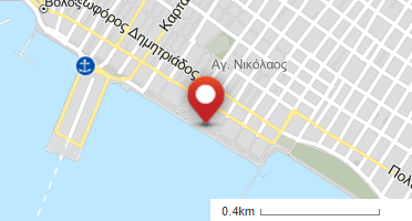 Location of business on map