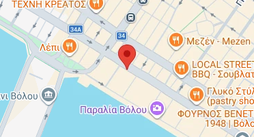 Location of business on map