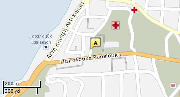 Location of business on map