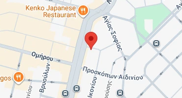 Location of business on map