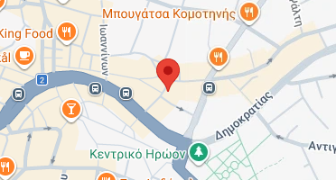 Location of business on map