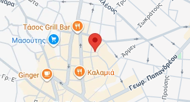 Location of business on map