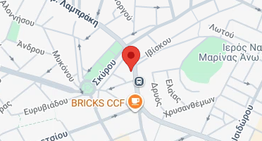 Location of business on map