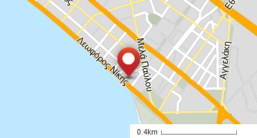 Location of business on map