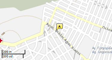 Location of business on map