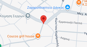 Location of business on map