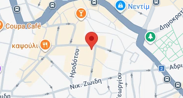 Location of business on map