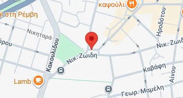 Location of business on map