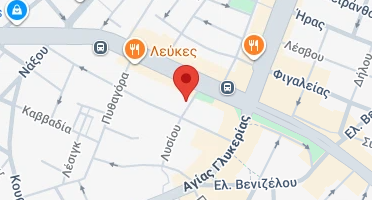 Location of business on map