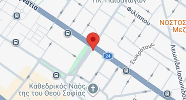 Location of business on map