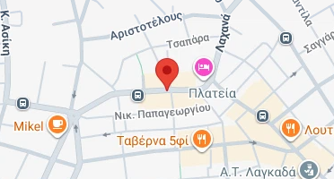Χάρτης και σημείο της επιχείρησης