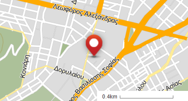 Location of business on map