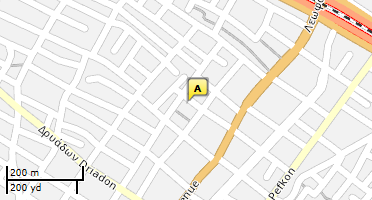 Location of business on map