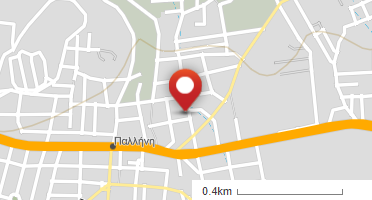 Location of business on map