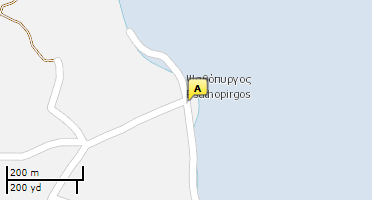 Location of business on map