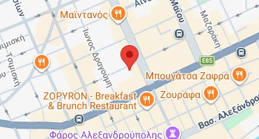 Χάρτης και σημείο της επιχείρησης