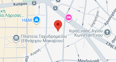 Location of business on map