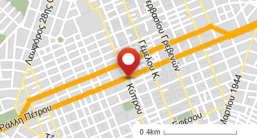 Location of business on map