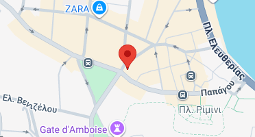 Location of business on map