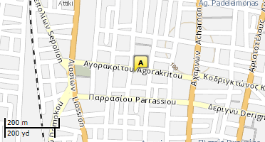Location of business on map