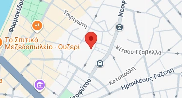 Location of business on map