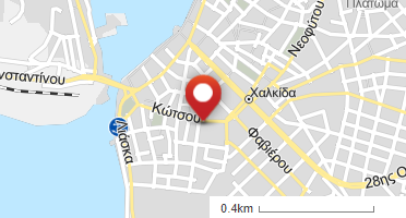 Location of business on map