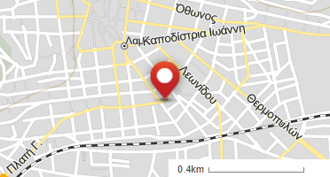 Location of business on map