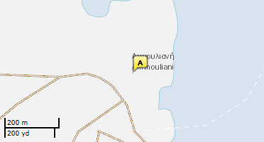 Location of business on map
