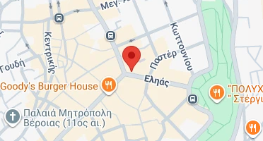 Location of business on map