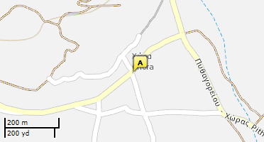Location of business on map